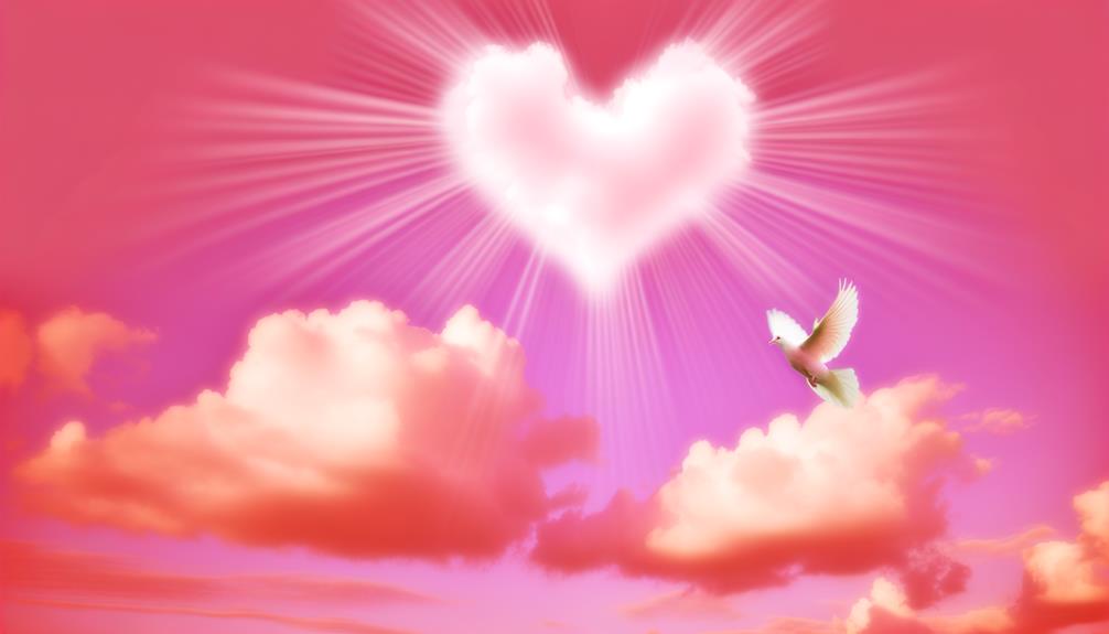 pink hearts divine love