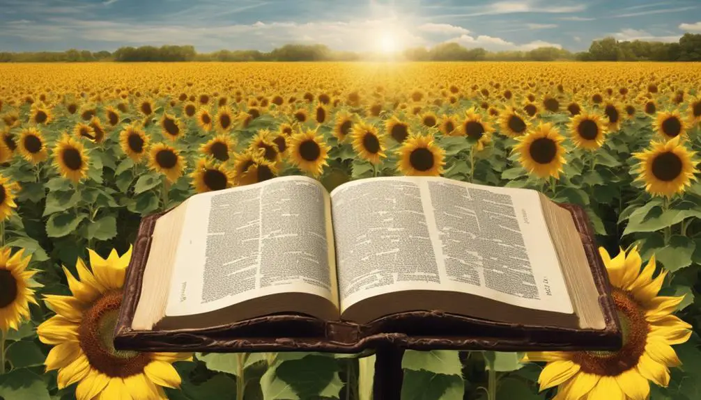 sunflowers symbolism in christianity