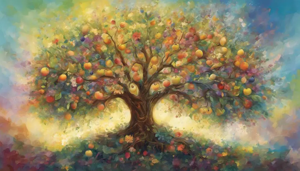 symbolic tree of wisdom