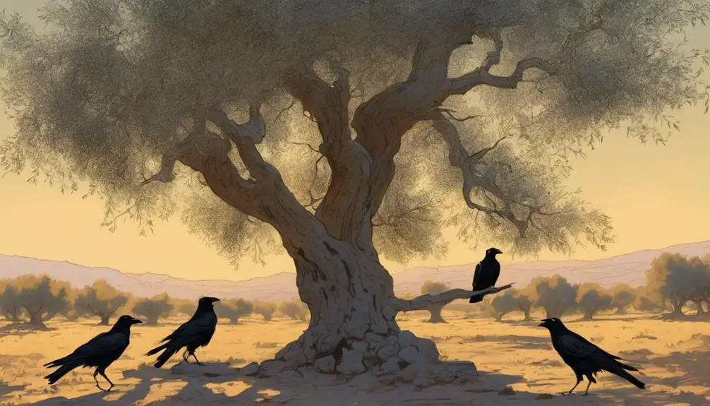 symbolism of crows in bible