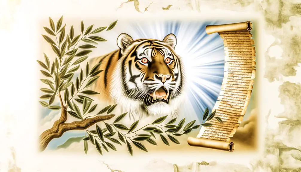 tigers as powerful symbols