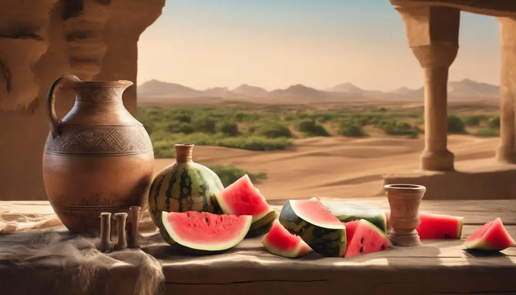 unexpected mention of watermelon
