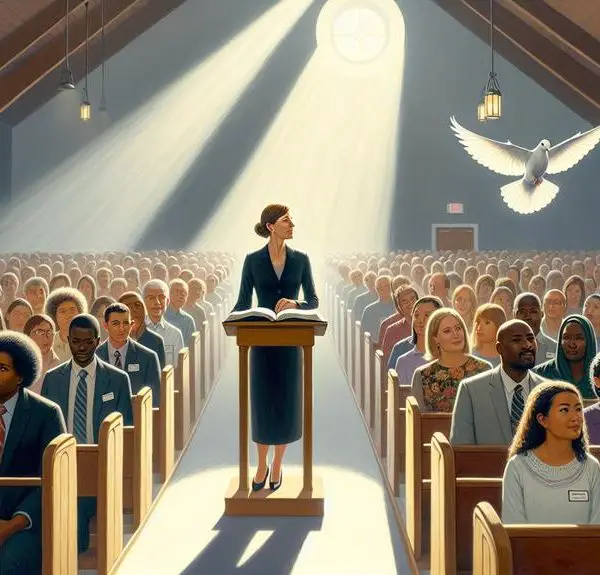 women preaching in church