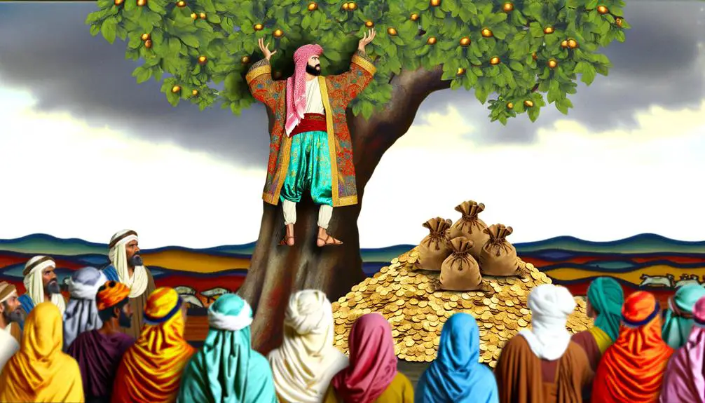 zacchaeus gives back generously