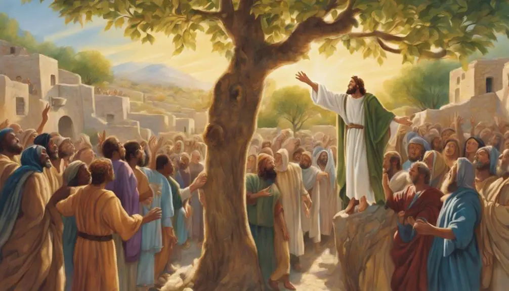 zacchaeus transforms through jesus