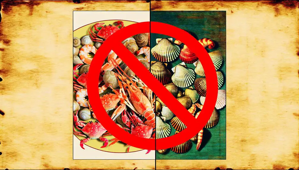 no shellfish dietary restrictions